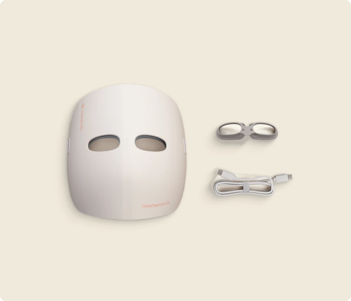 Therabody TheraFace Mask Glo LED Light Therapy Mask