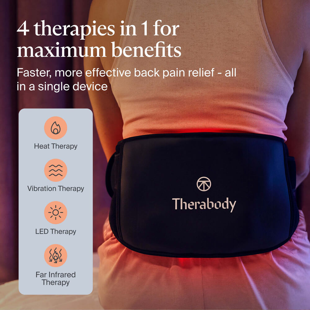 Therabody ThermBack LED Lower Back Heat & Massage Wrap