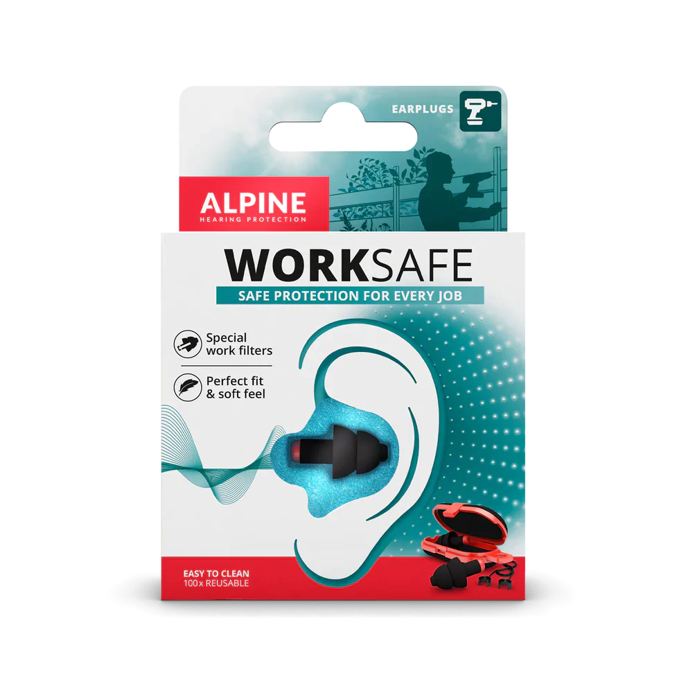 Alpine WorkSafe Reusable Earplugs