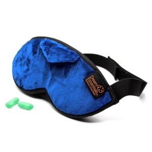 Opulence Sleep Mask Blue Earplugs