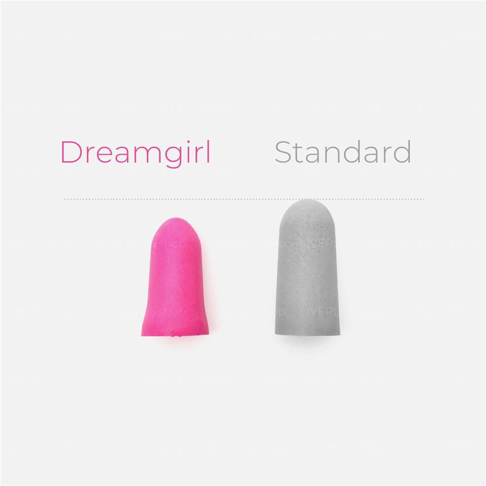 Size Comparison of Dreamgirl Soft Foam Earplugs