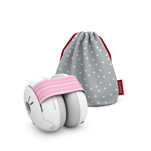 Alpine Baby Muffy Earmuffs Pink Case