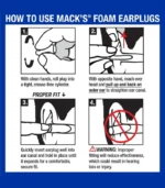 Macks Ultra Soft Earplugs 50 pair (6)