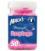 Mack's Dreamgirl Earplugs For Her - 50 Pair