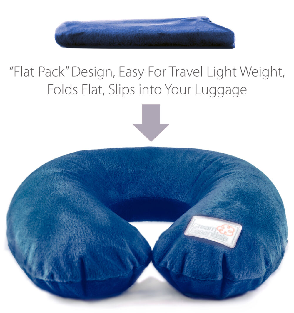 Travel Bundle Travel Pillow, Sleep Mask & Earplugs