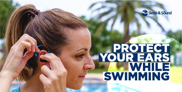 Protect your ears in swiming
