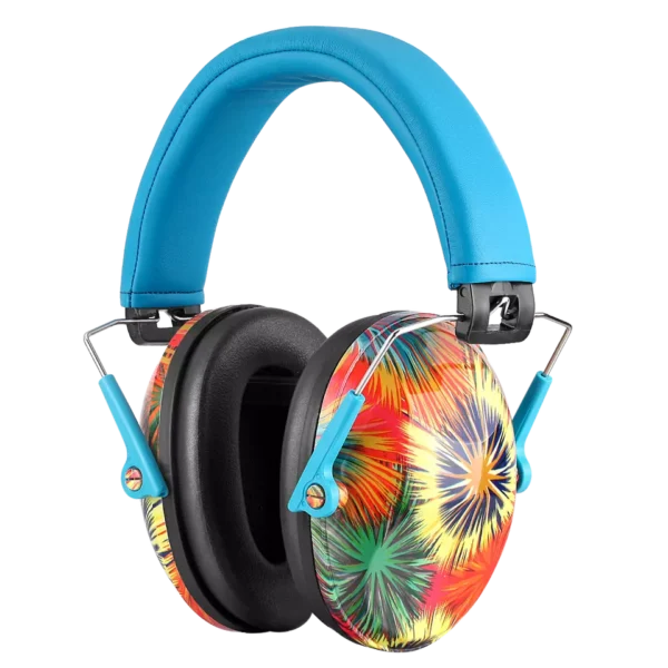 Hushies Aqua Fireworks Earmuffs