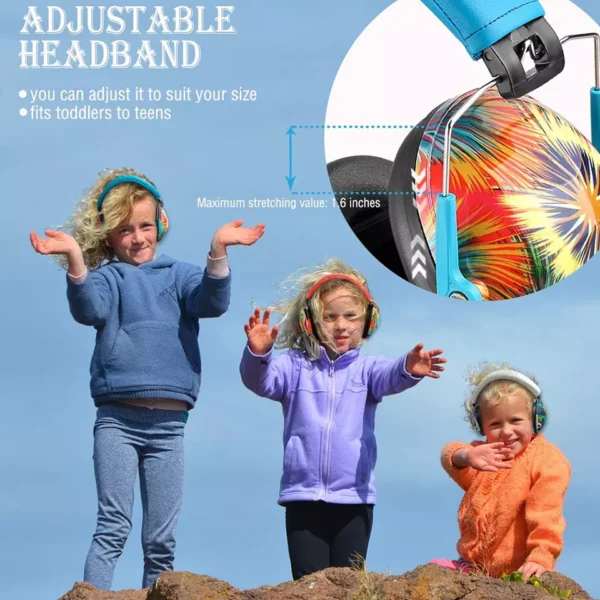 Kids Wearing Hushies noise cancelling Earmuffs for kids