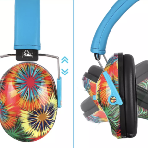 Hushies Blue Fireworks Earmuffs