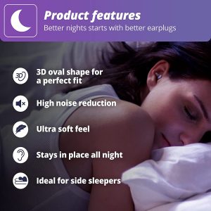 Alpine Sleep Deep Reusable Earplug Features