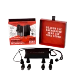 Plugfones Dynamics Hi-Fidelity Earplugs from Sleep and Sound with interchangeable tips and case ideal for clear audio and discreet hearing protection
