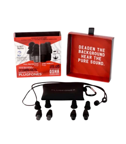 Plugfones Dynamics Hi Fidelity Earplugs (12)