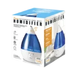 Crane Cool Mist Humidifier with built-in sound machine and night light for improved sleep quality and air comfort