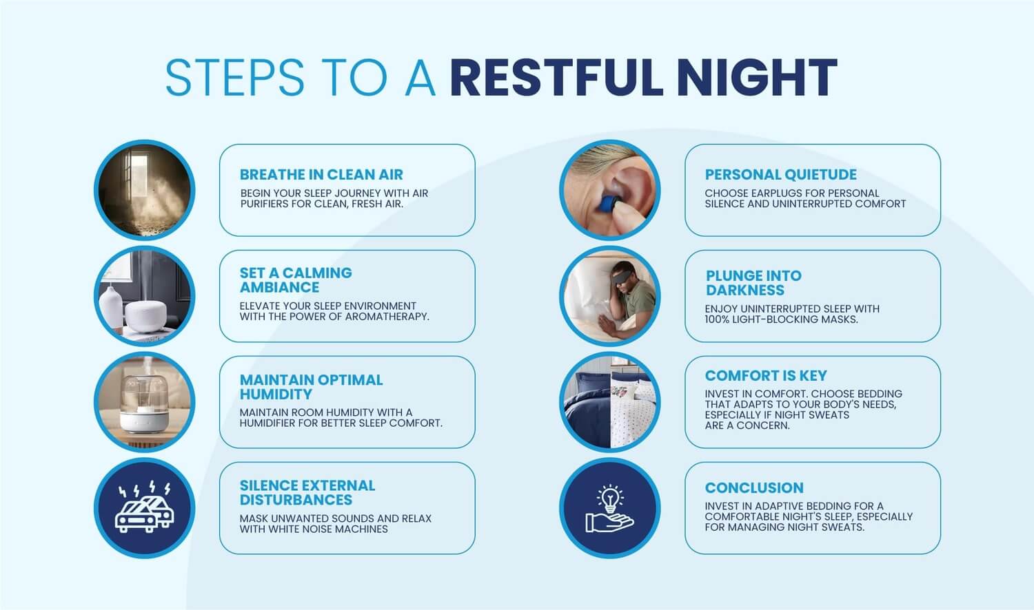 sleep solutions infographics