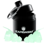 Eargasm Afterglow Concert Earplugs with noise reduction for live music and events