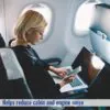 lady wearing macks flightguard earplugs