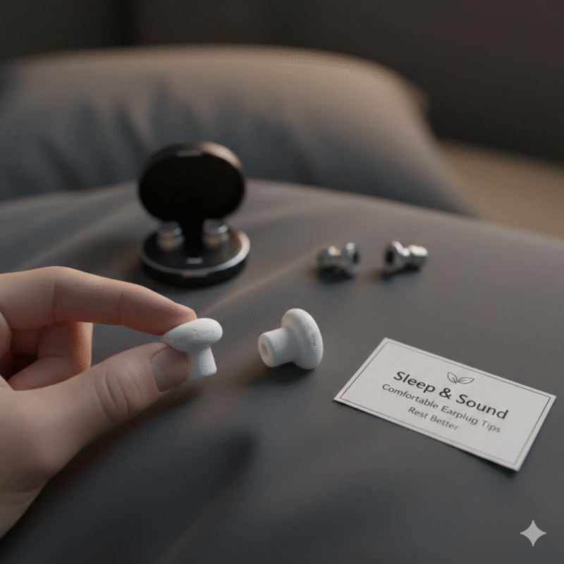Comfortable earplug tips for better sleep from Sleep & Sound
